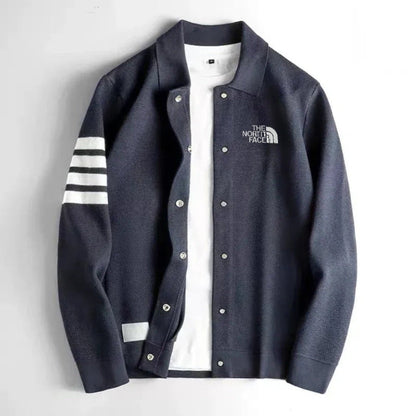 TNF - Giacca da uomo con vestibilità comoda e chiusura con bottoni