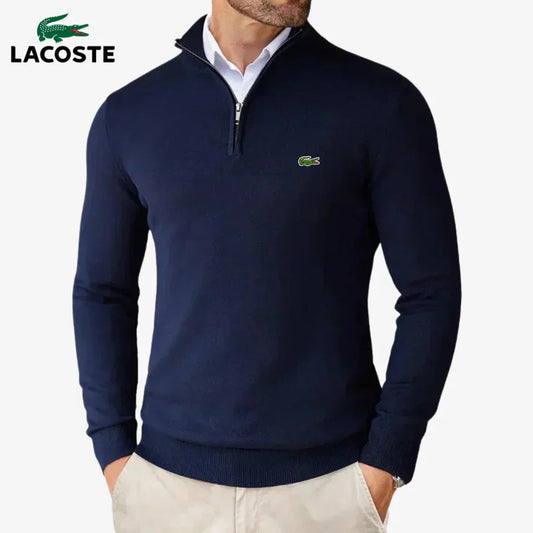 LC™ - Maglione da uomo con mezza zip