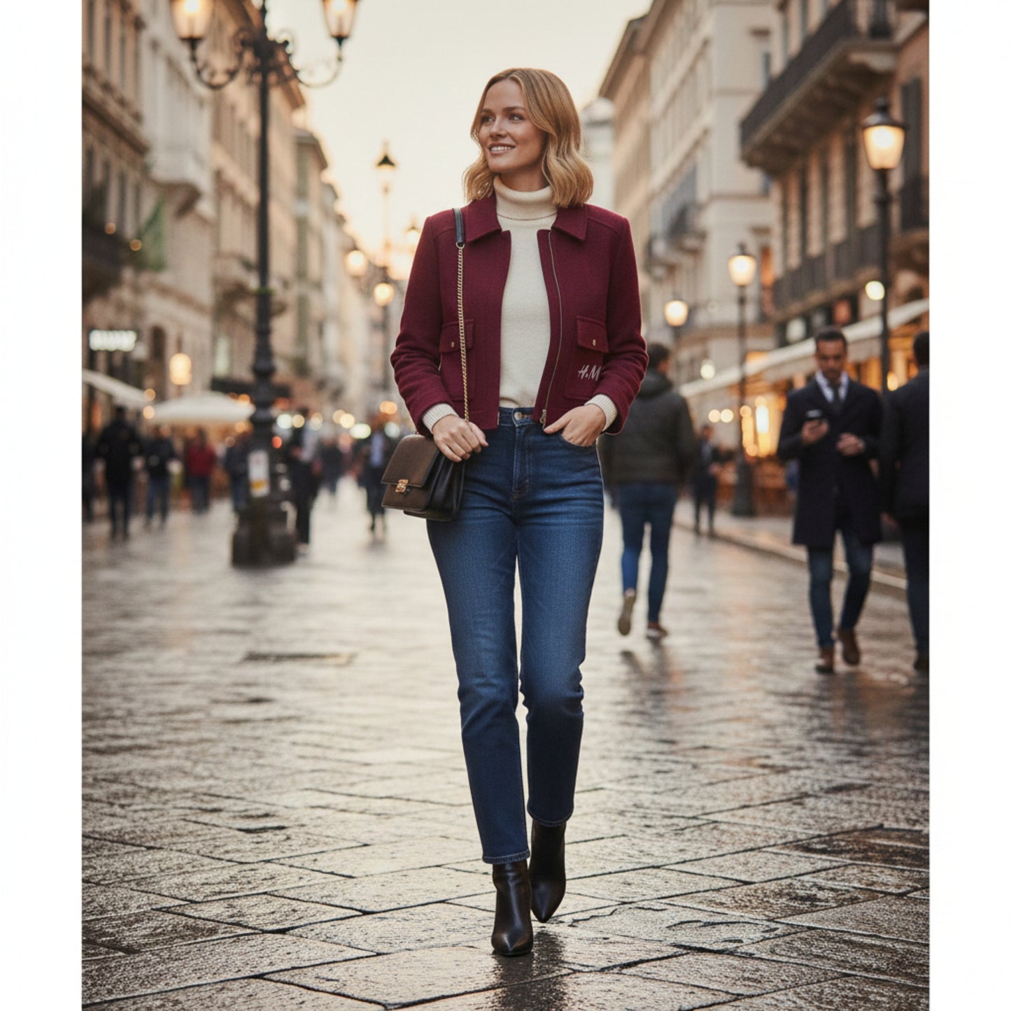 H-M | Cappotto alla moda in tessuto morbido