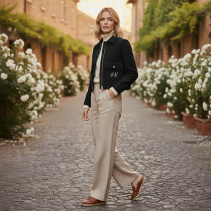 H-M | Cappotto alla moda in tessuto morbido