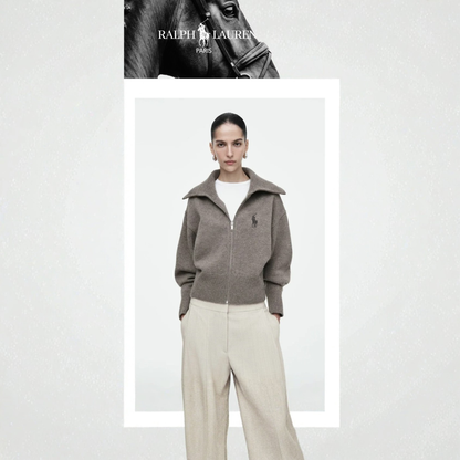 Quality PREMIUM RL - Maglione Elegante con Collo Alto