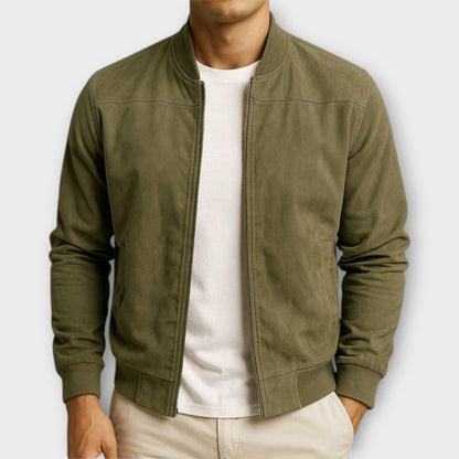 ROSSI ROMA | GIACCA BOMBER IN CAMOSCIO UOMO