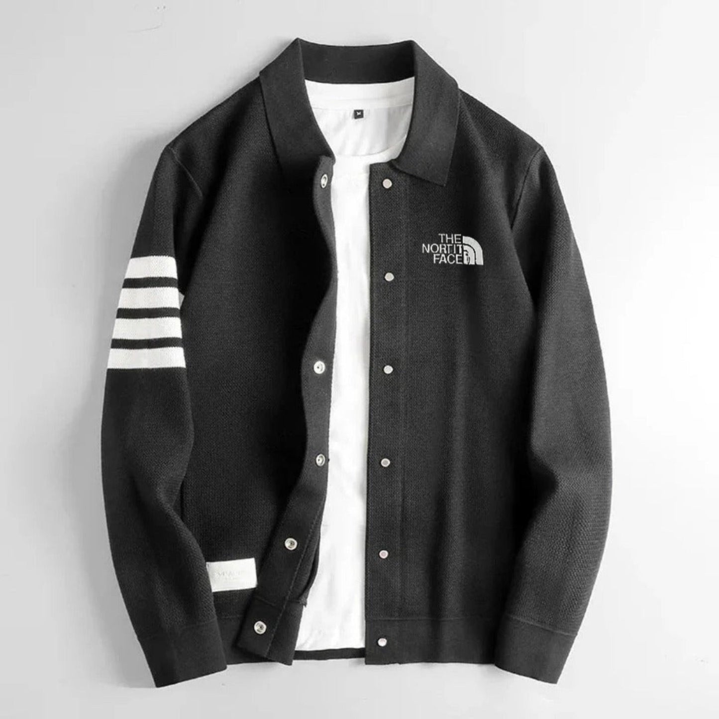 TNF - Giacca da uomo con vestibilità comoda e chiusura con bottoni