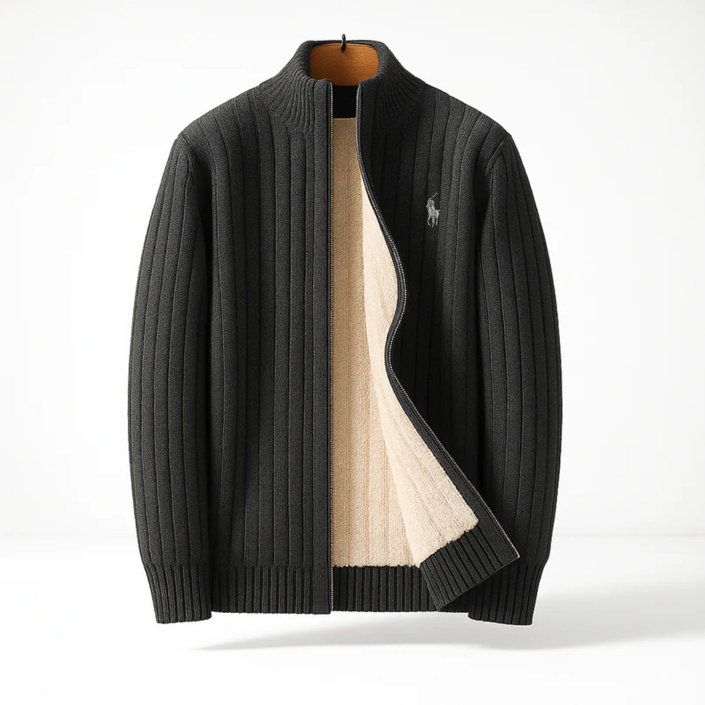 RL | CARDIGAN DA UOMO ELEGANTE E ALLA MODA CON ZIP