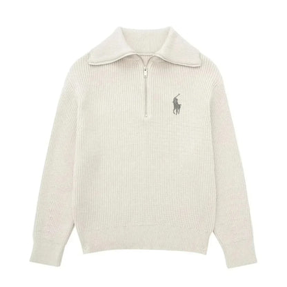 RL - Maglione Elegante con Collo Alto.