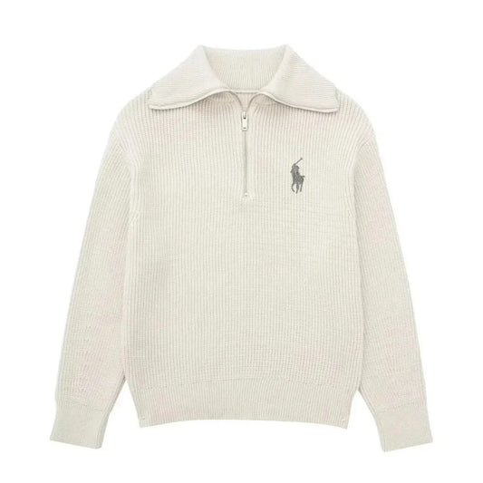 RL - Maglione Elegante con Collo Alto.