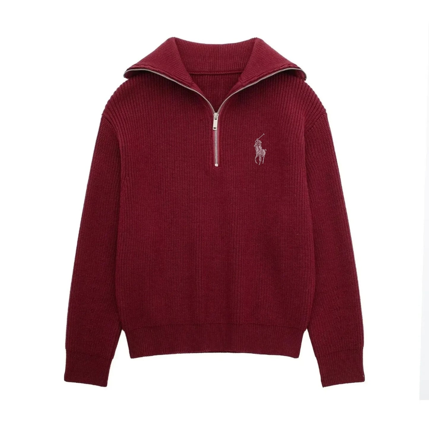 RL - Maglione Elegante con Collo Alto.