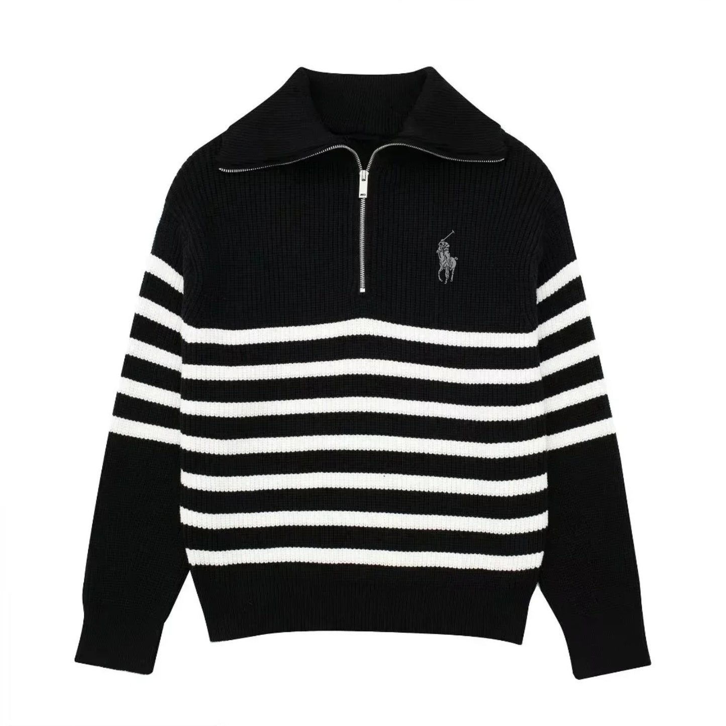 RL - Maglione Elegante con Collo Alto.