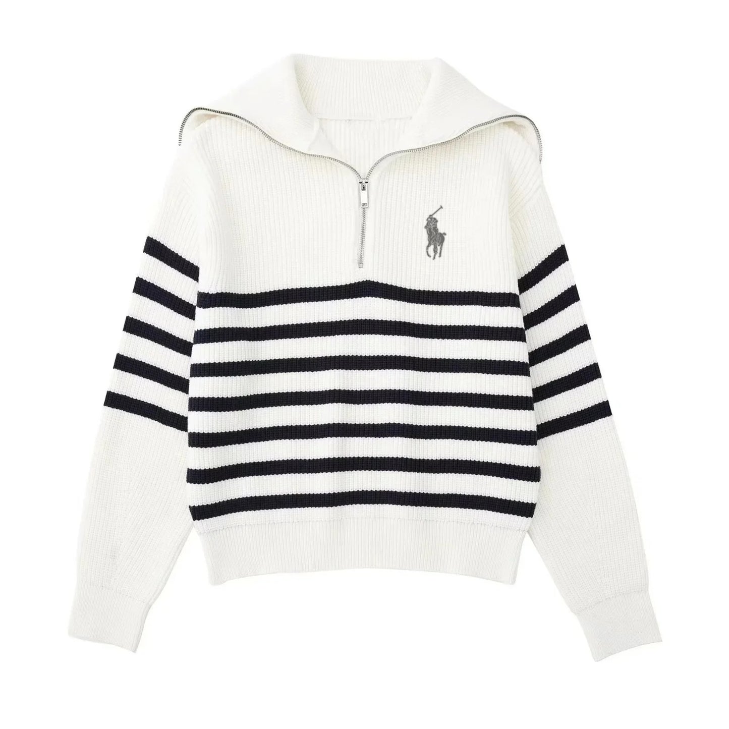 RL - Maglione Elegante con Collo Alto.