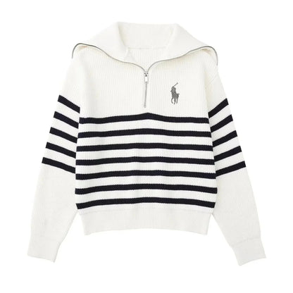 RL - Maglione Elegante con Collo Alto.