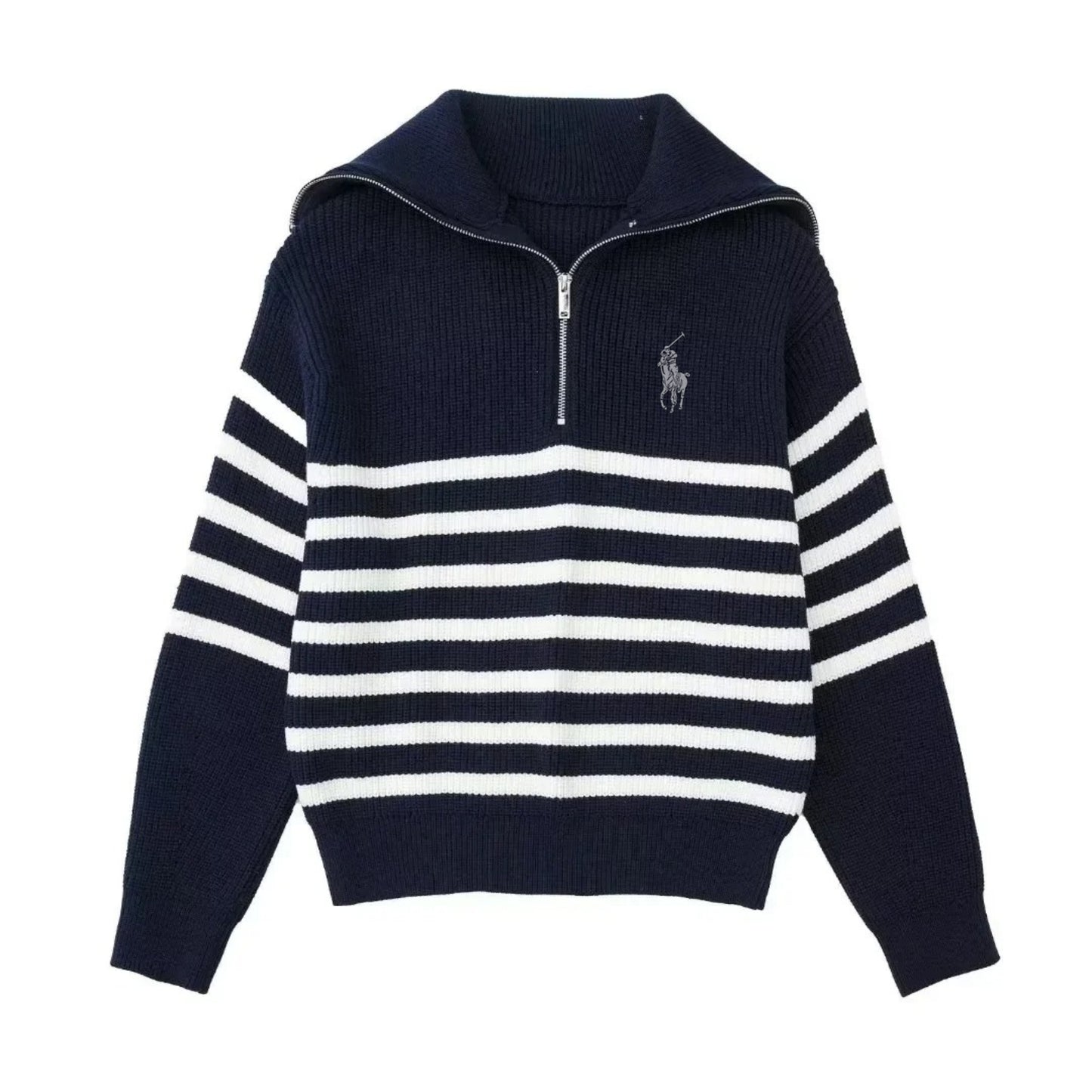 RL - Maglione Elegante con Collo Alto.