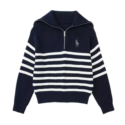 RL - Maglione Elegante con Collo Alto.