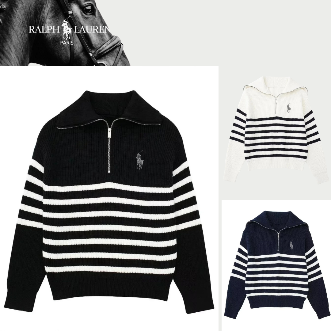 RL - Maglione Elegante con Collo Alto.