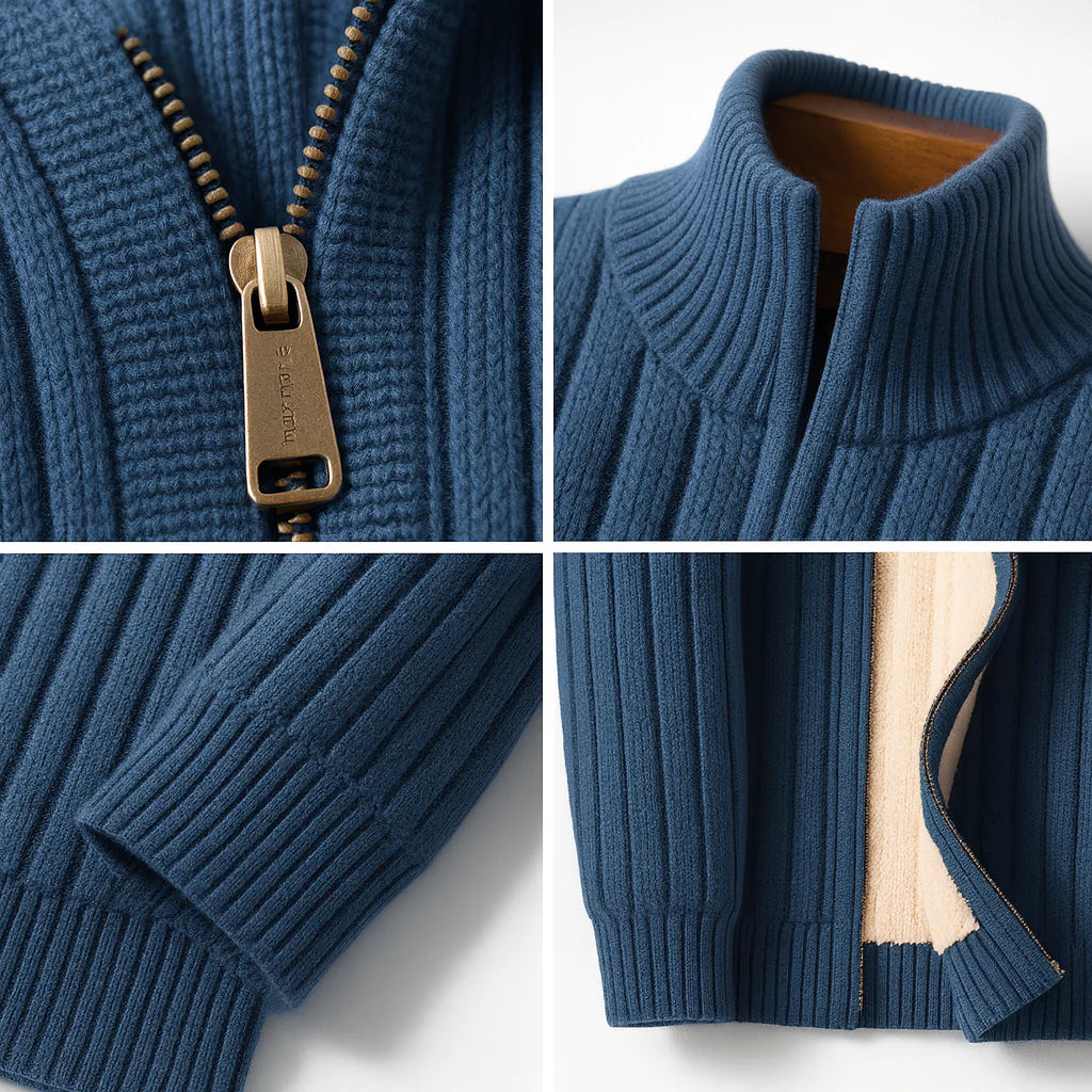RL | CARDIGAN DA UOMO ELEGANTE E ALLA MODA CON ZIP