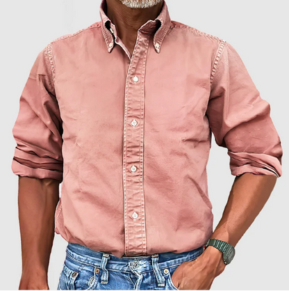 ROSSI ROMA | CAMICIA A MANICHE LUNGHE ANTIPIEGA DA UOMO