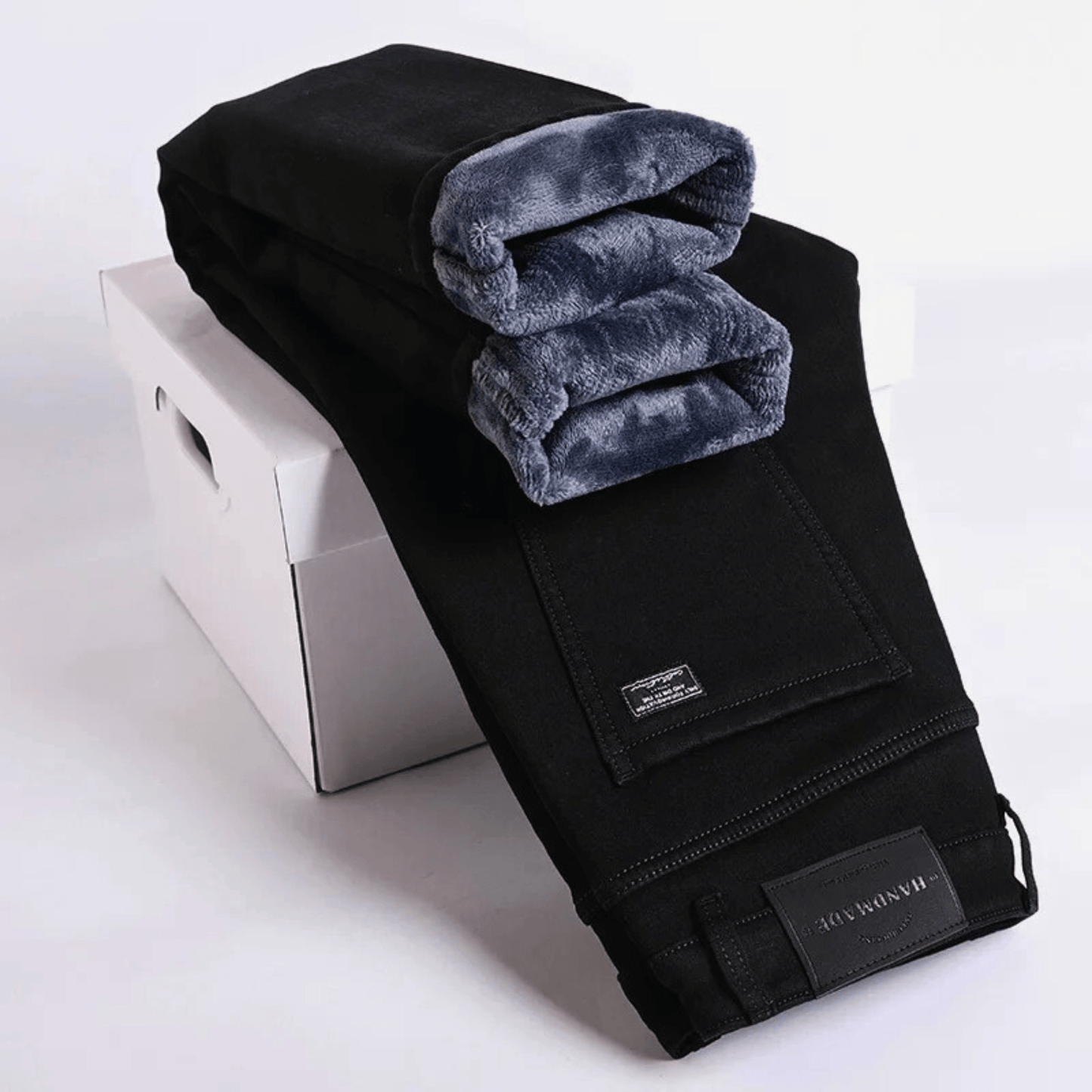 ROSSI ROMA | PANTALONI IN DENIM TERMICO