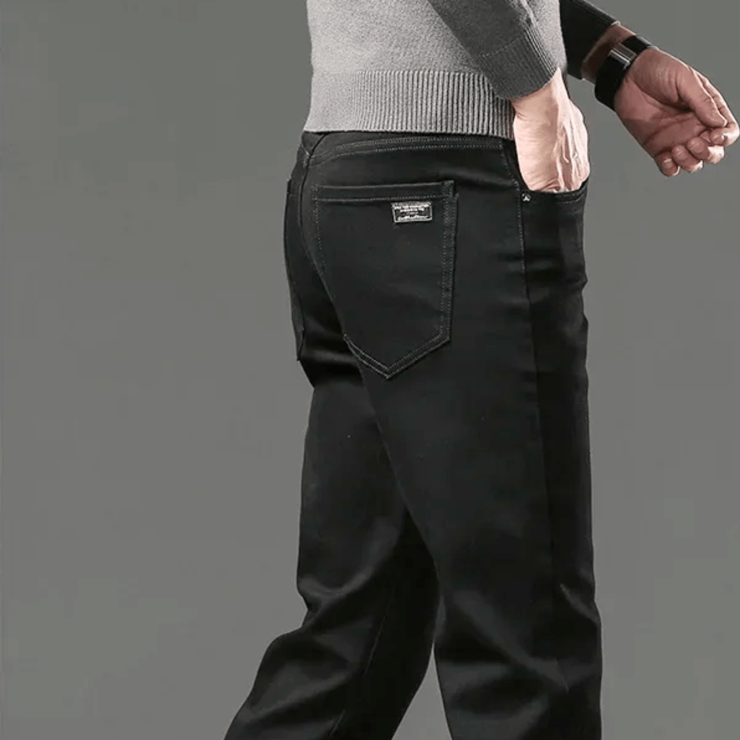 ROSSI ROMA | PANTALONI IN DENIM TERMICO