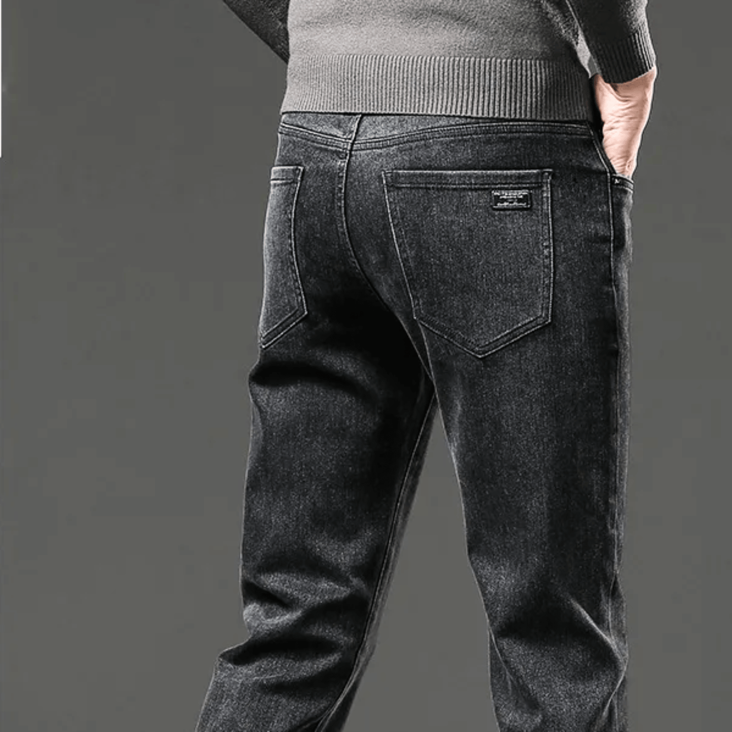 ROSSI ROMA | PANTALONI IN DENIM TERMICO