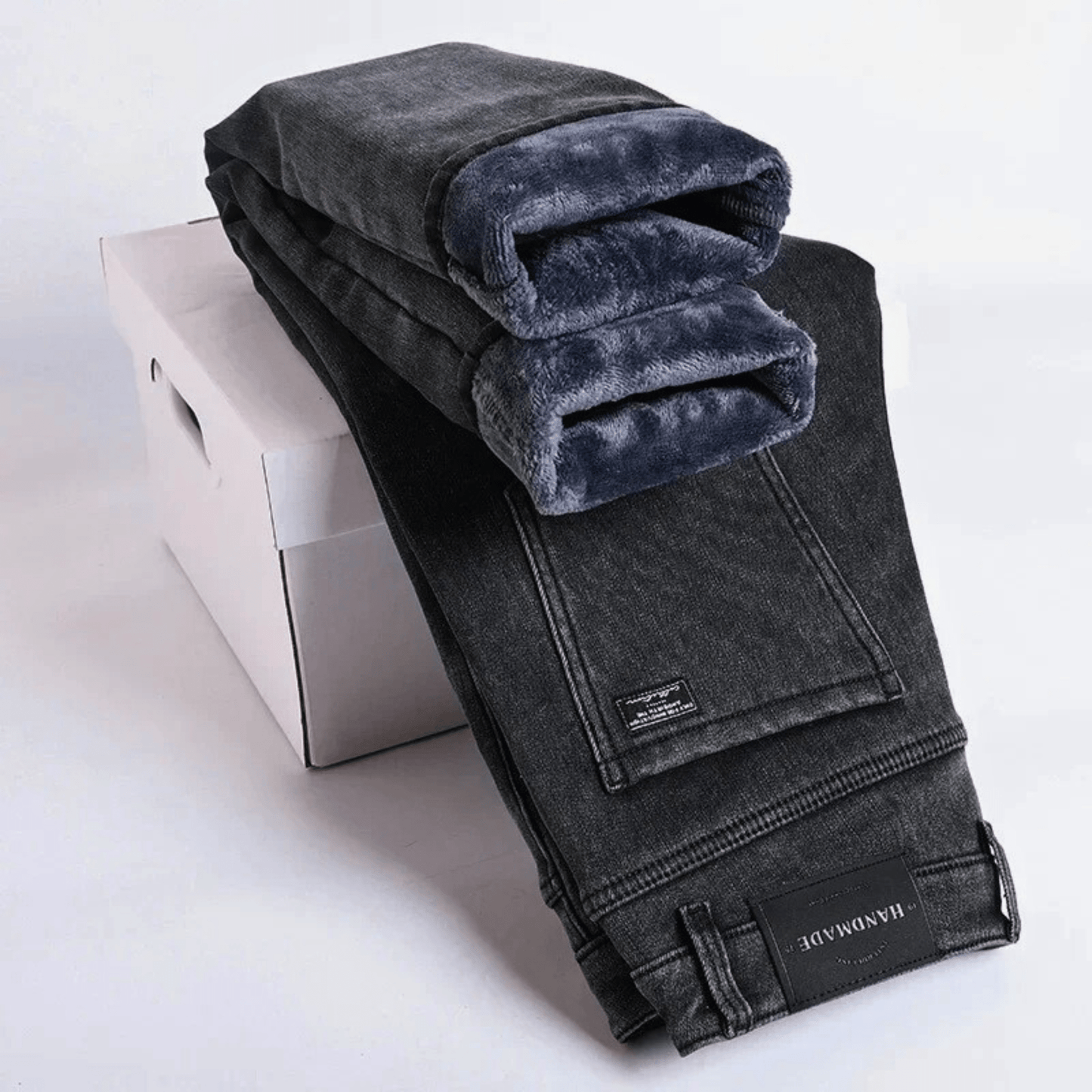 ROSSI ROMA | PANTALONI IN DENIM TERMICO